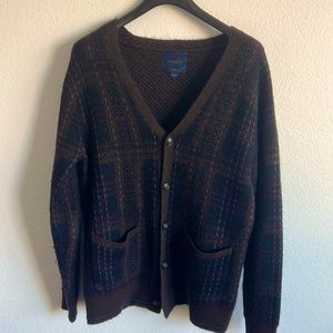 COTTON ON BROWN SMALL KNITTED CARDIGAN